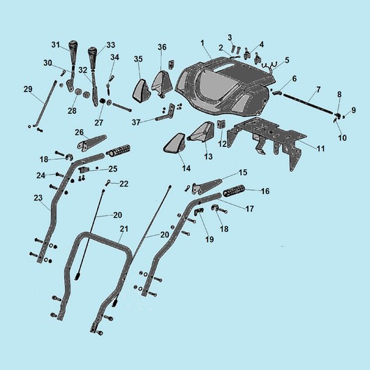 Ручки, тросы и рукоятки Champion ST662E